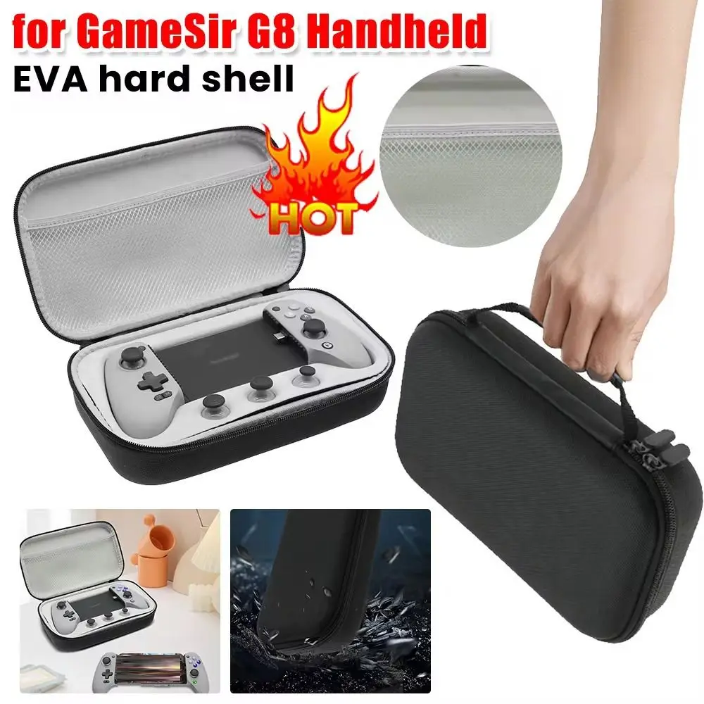 with Mesh Pocket Phone Controller Storage Bag EVA Hard Handheld Carrying Case Mobile Gaming Controller for GameSir G8 Galileo