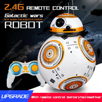 Upgrade RC BB Ball Droid With Sound Music 2.4G Remote Control Car Model Intelligent Robot Children Action Figure Kids Toys Gifts