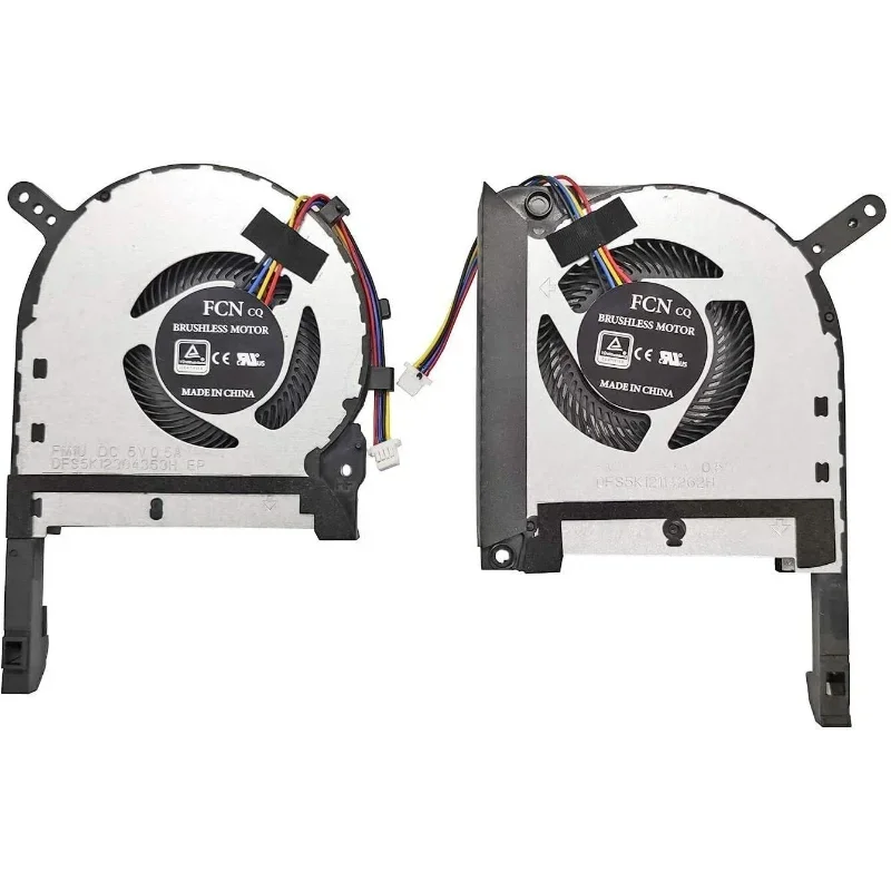 Laptop CPU GPU Cooling Fan for ASUS TUF Gaming FX95 FX705G FX705GM FX95D FX86 FZ86 ZX86 DFS5K12304363H FMIU DFS5K12114262H FM1V