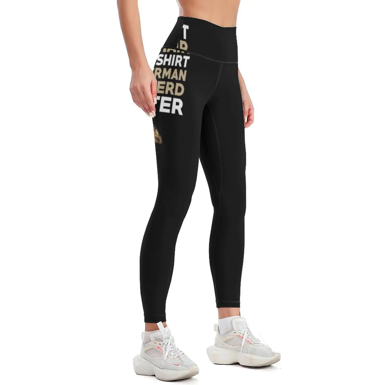 GERMAN SHEPHERD GLITTER Leggings sporty woman gym sports for push up gym top Womens Leggings