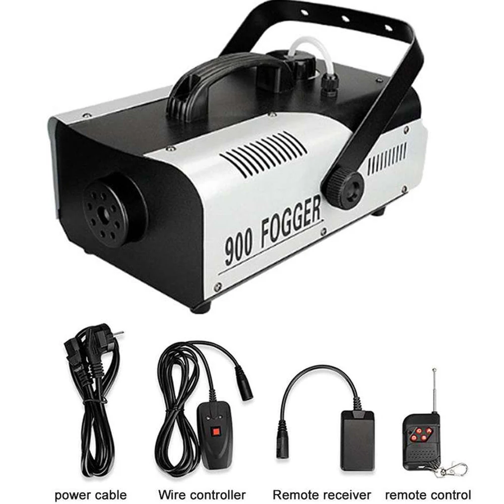 New Mini Colorful Fog Machine 900W LED Wireless Remote Control For Disco Party Christmas Wedding Stage Light Effects