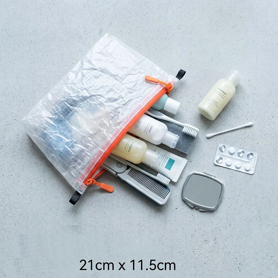 Ultralight Outdoor DCF Pouch Travel Passport Sack Bag Key Toiletry YKK Zipper Hiking Camping Gear Organizer Storage Bag