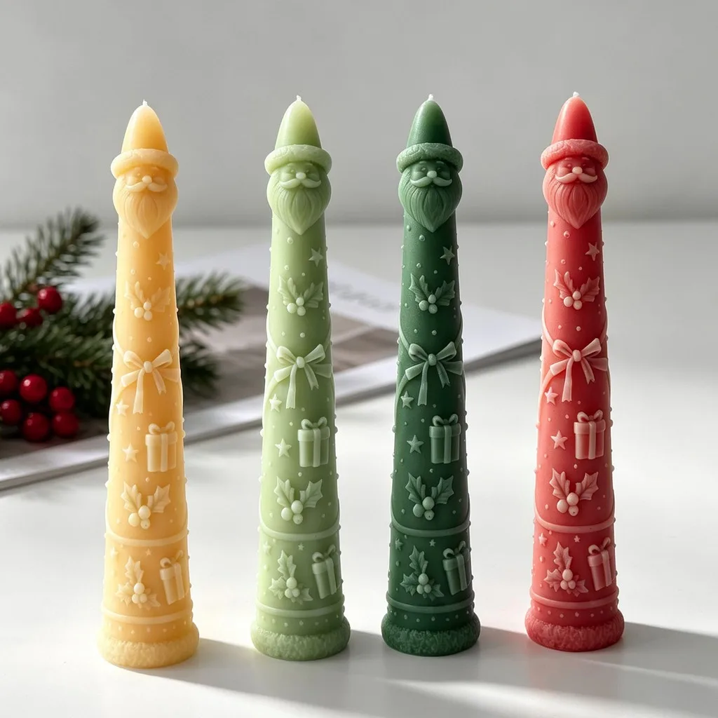 And Not Easy To Deform After Repeated Use For Classic 3d Santa Claus Shape With Iconic Christmas Elements Classic 3d Santa Claus