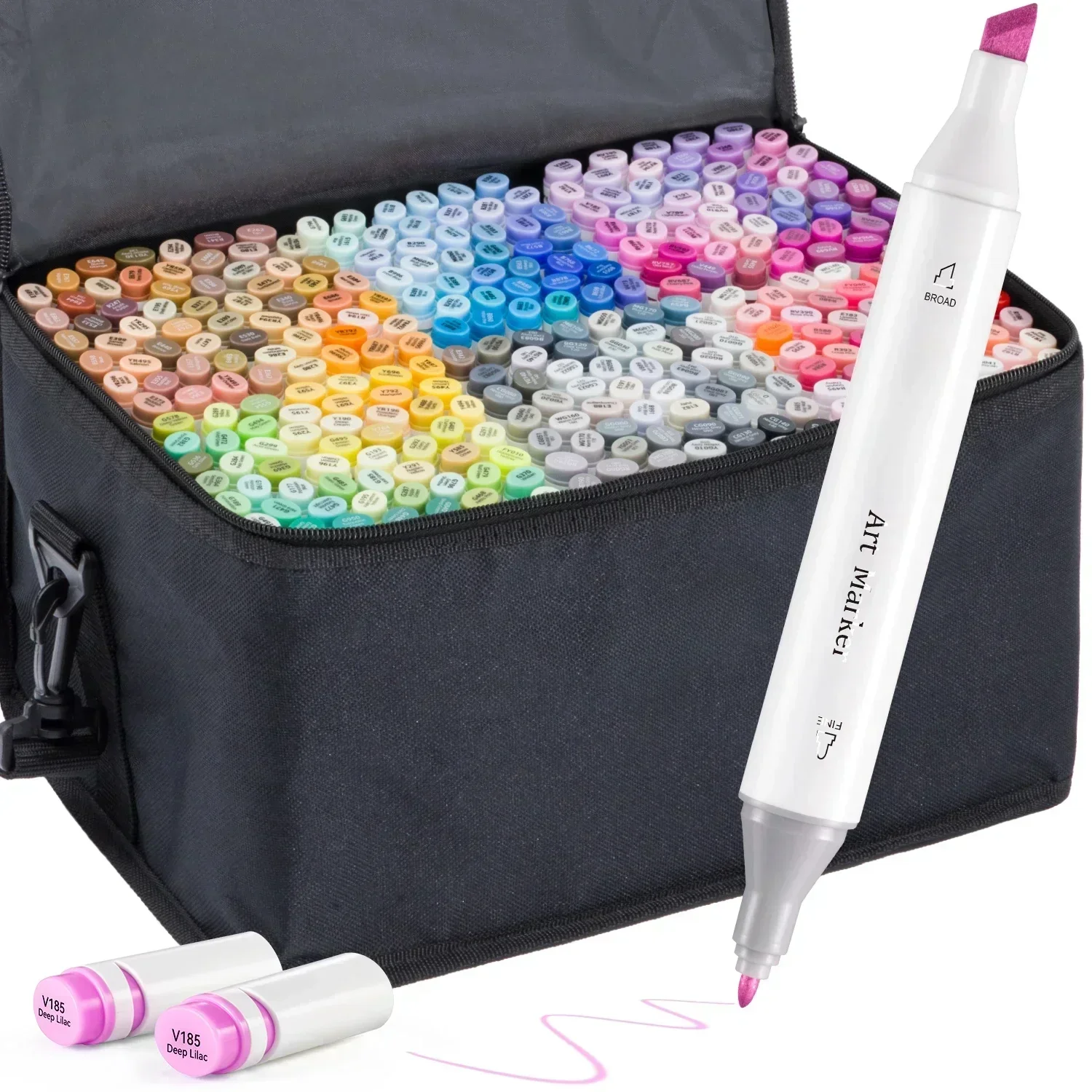 320 Colors Marker Pen Set Alcohol Art Markers Dual Tips Felt Pen Sketching Drawing Graffiti Manga School Art Supplies