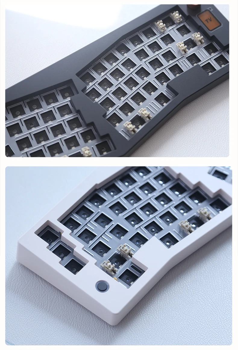 Imagem -05 - Zuoya-kit de Teclado sem Fio Alice Layout Via-programável Hot Swappable Bluetooth 2.4ghz Tipo-c Fit para Mac Mac