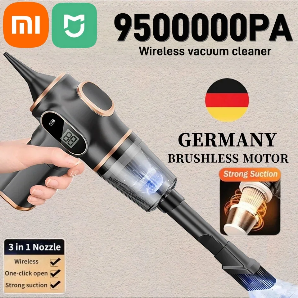 Xiaomi 9500000Pa 5 in 1 Wireless Vacuum Cleaner Automobile Portable Vacuum Cleaner Handheld Car vehicle-mounted Appliance Home