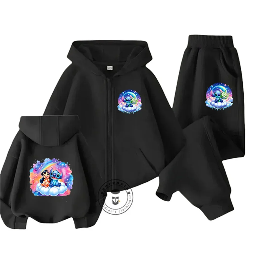 

Disney Stitch Dream Cute Casual Fashion Hoodie Sports Boys Zipper Hoodie Disney Anime Hoodie Kids Clothing Girl Soft Tops