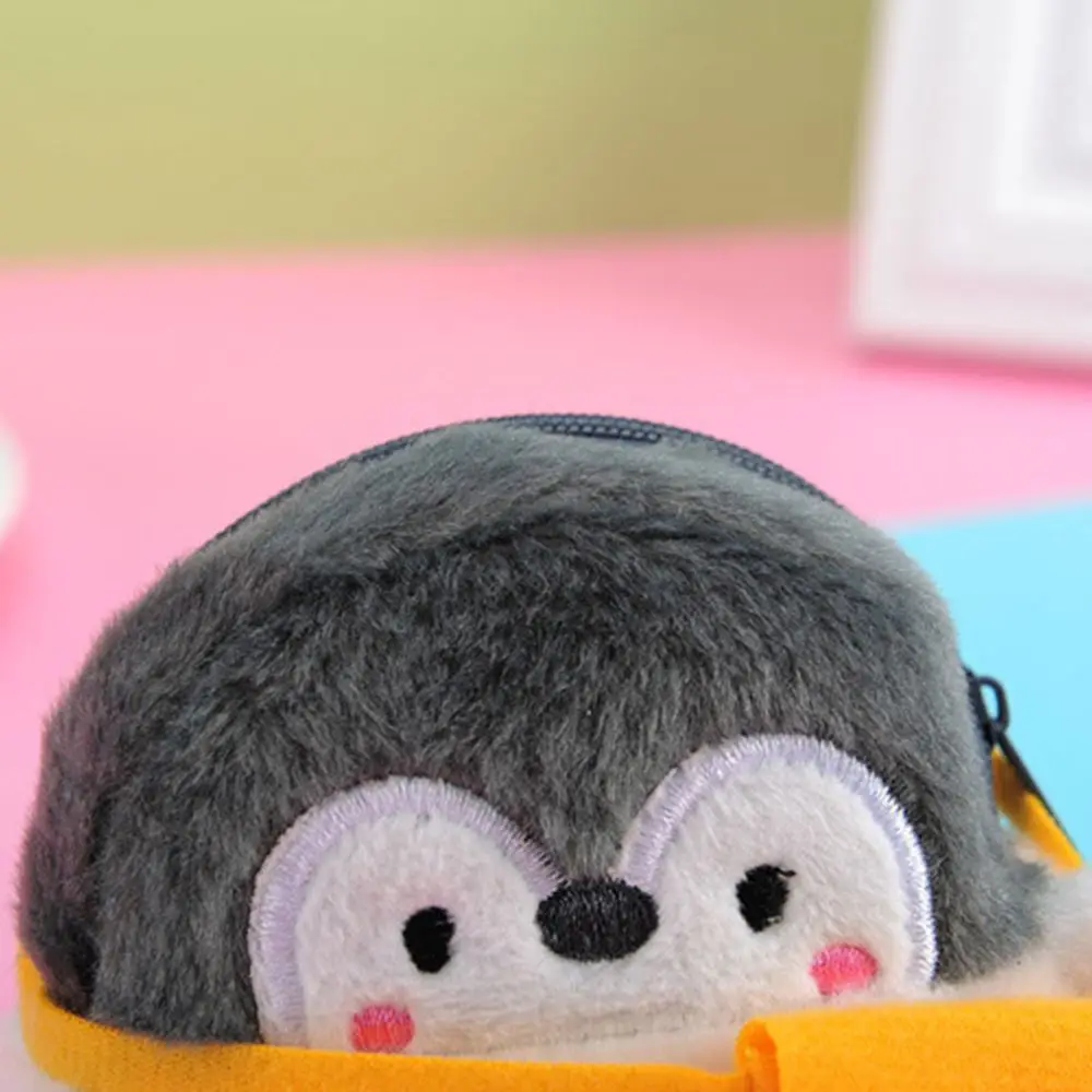 Cartoon Cute Multifunctional For Girls Children Penguin Card Holder Zipper Purse Wallets Korean Money Bag Women Coin Purse