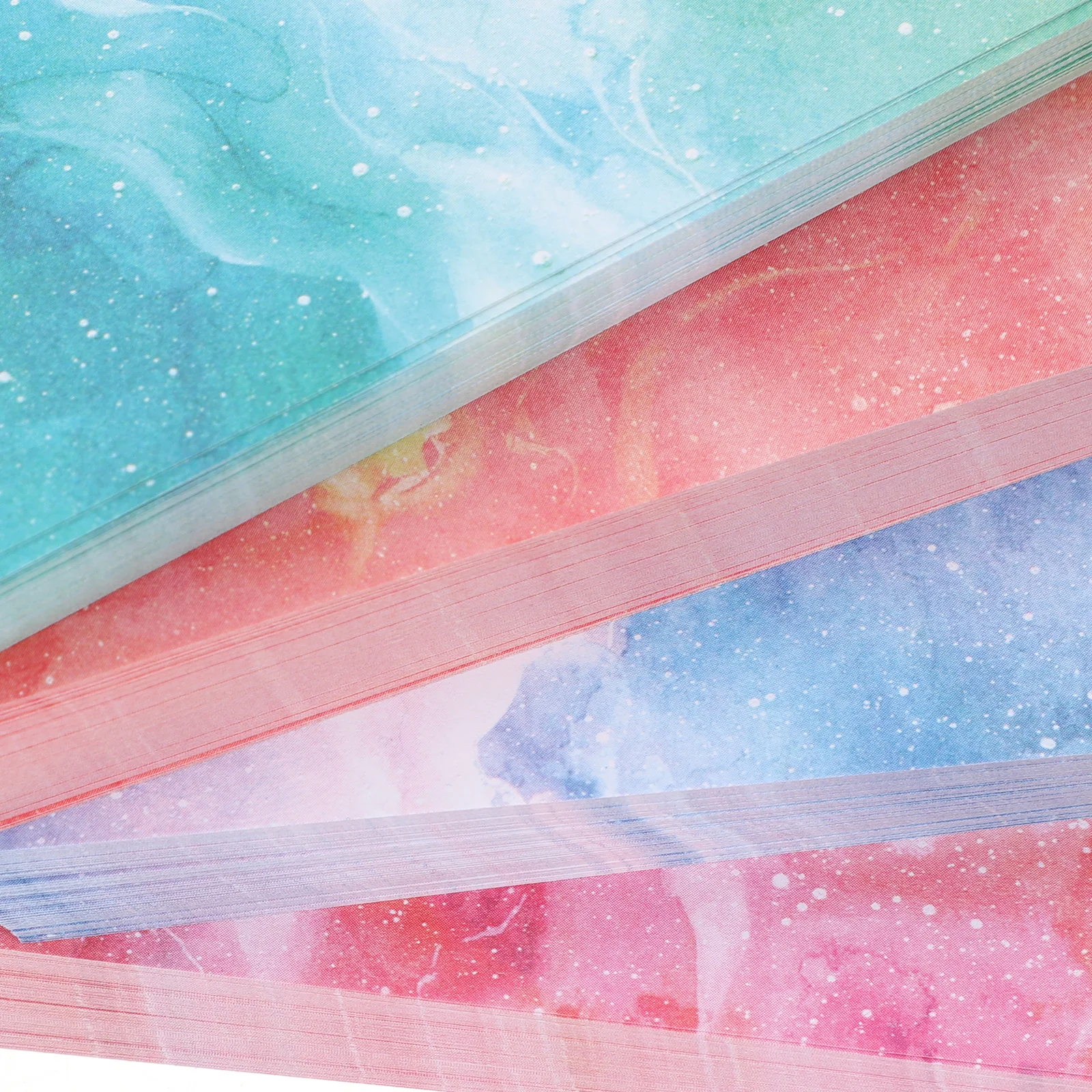 

400 Sheets Sky Origami Paper Square Folding Craft Watercolor Scrapbook Kids DIY Handmade Decor Project