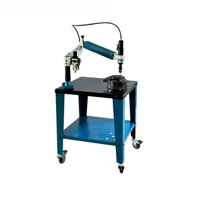 High Precision High-Accuracy M3-27 Pneumatic Bench Drilling Machine Flexible Arm 360 Degree Tap 220V CNC 60mm Max Drilling Dia