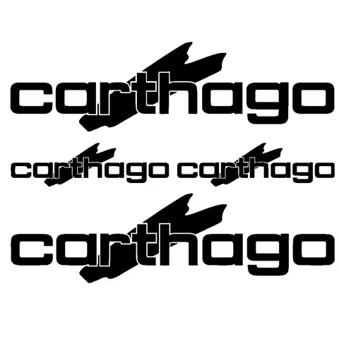 4pcs for Carthago sticker set sticker set caravan camp