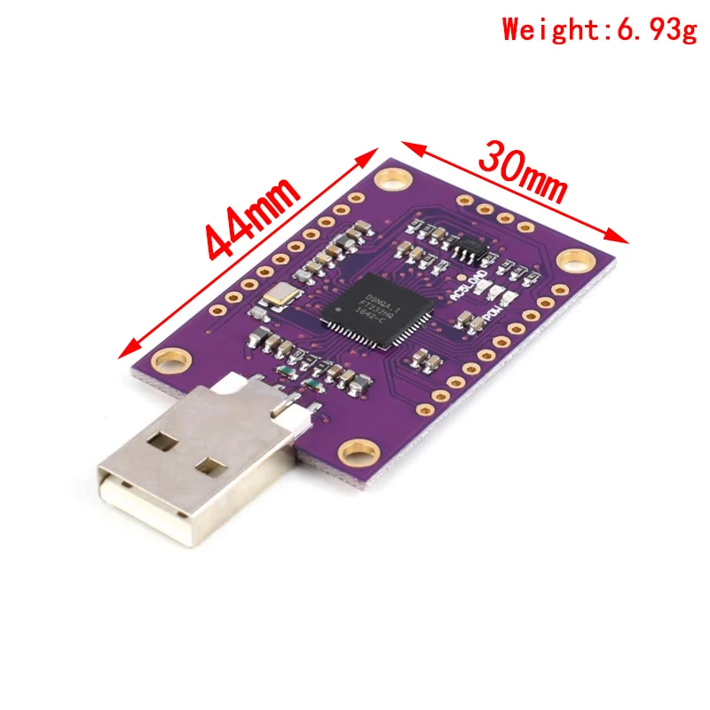 MCU FT232H USB إلى JTAG UART FIFO SPI I2C عالية السرعة متعددة الوظائف FT232H وحدة المنفذ التسلسلي