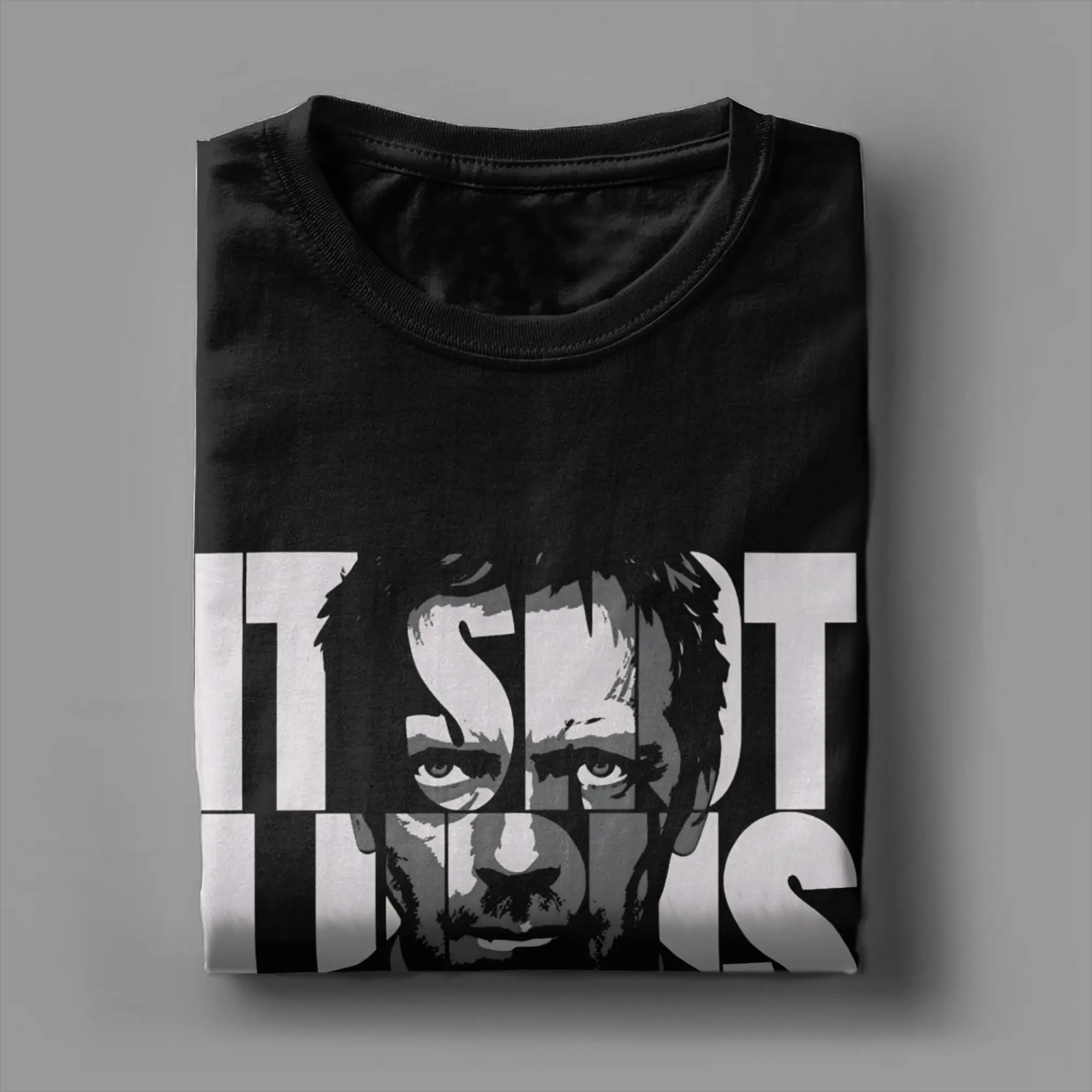 Dr Gregory House MD T-Shirt for Men  Casual 100% Cotton Tees Crew Neck Short Sleeve T Shirt Printed Tops