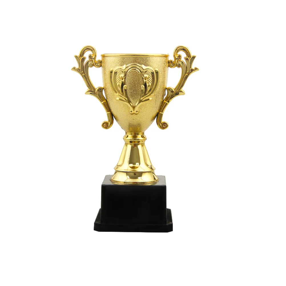 2 Pcs Toy Car Gifts Children's Plastic Trophy Creative Models Reward Prize Set Mini Trophies Golden Cups