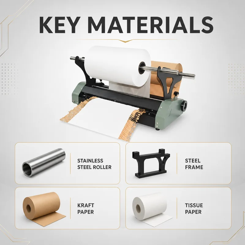 Low Noise Continuous Working Kraft Honeycomb Cushion Maker for Gift Box Logistics Protection Honeycomb Packaging