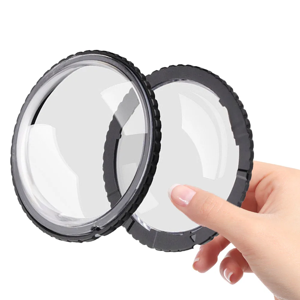 Lens Guards for Insta360 X4 Lens Protector Tempered Glass Front Back Camera Lens Guards Cap Anti-Scratch Glass Protective Cover