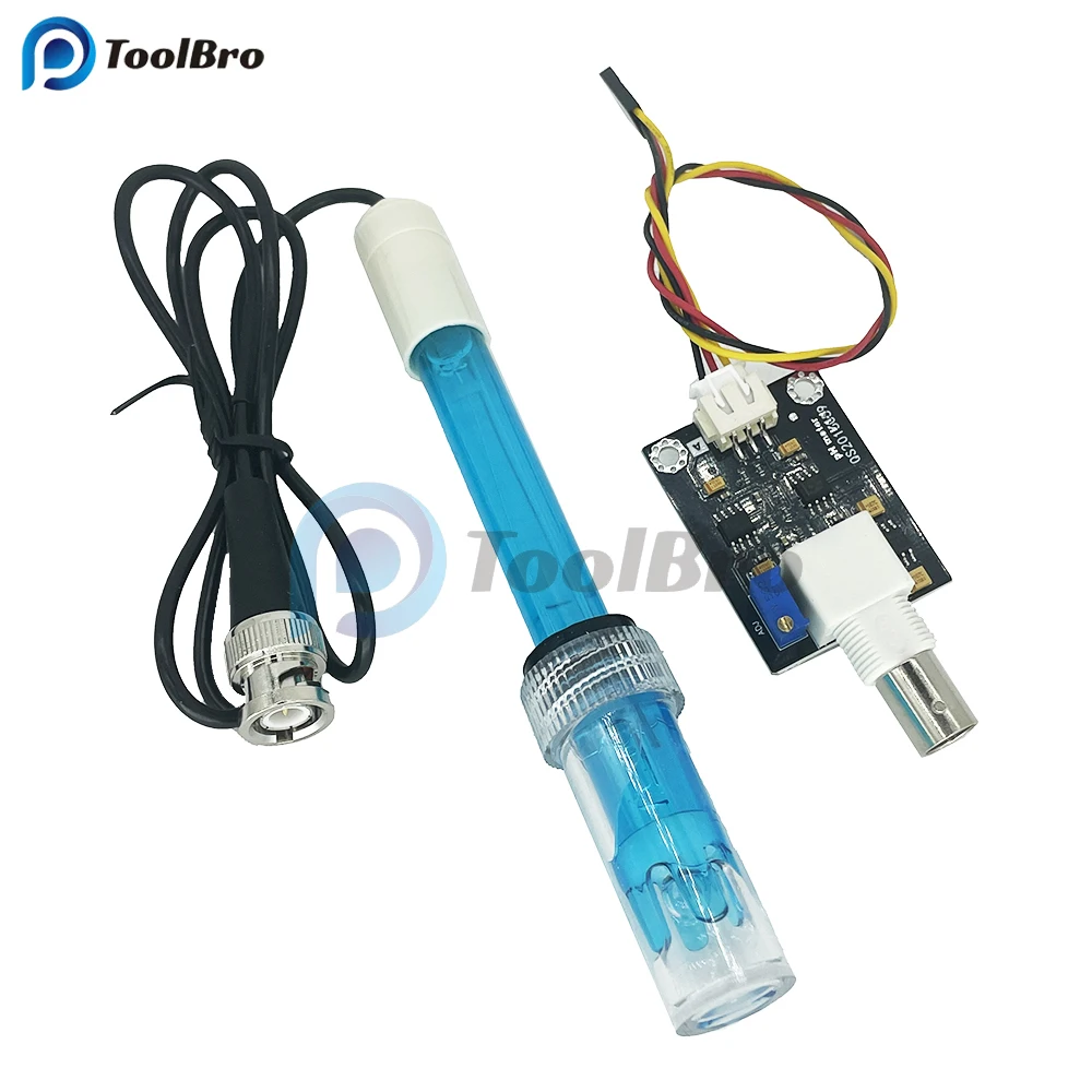 Imagem -02 - Meter Tester Analyzer para Arduino Eletrodo Sensor Sonda Analógico Sensor Board Aquarium Water Quality Test ph