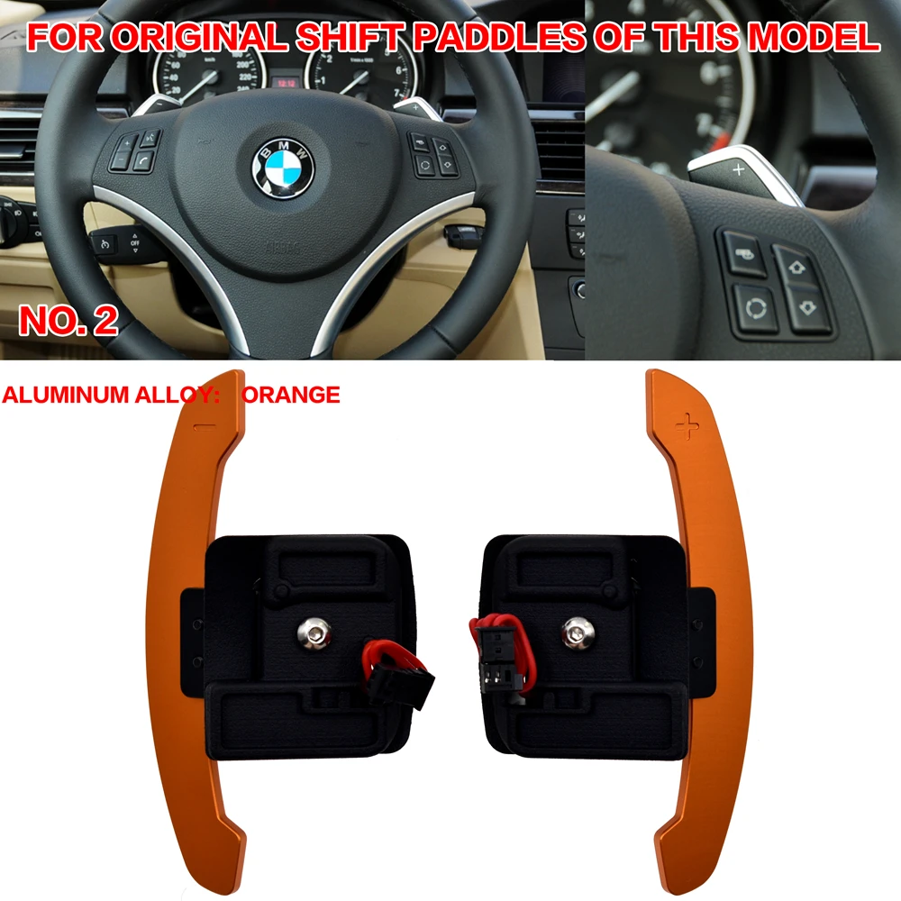 

Carbon fiber magnetic paddle shifters are suitable for BMW E90 M3 E92 M3 E93 M3 X5M X6M E70 E71 steering wheel paddle shifters