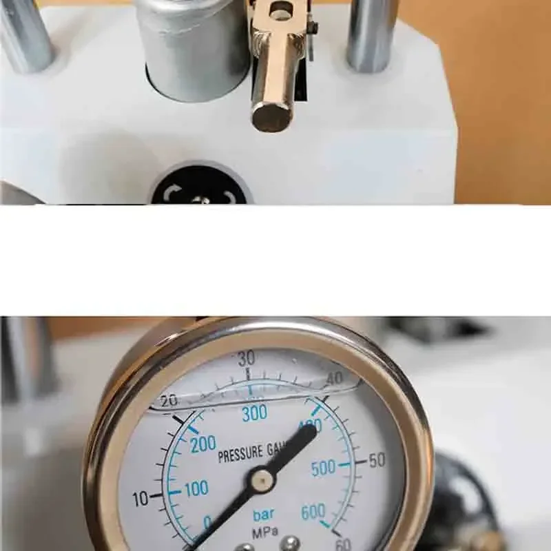 Upgrade New Press Hydraulic Press Oil Press Mechanic With Pressure Gauge Simple Box Mechanic