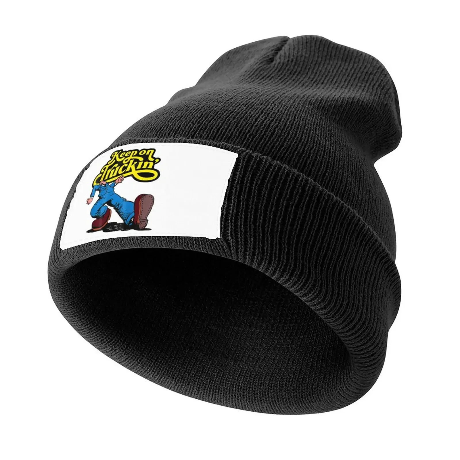 

Keep On Truckin Knitted Cap Big Size Hat Golf Golf Women Men's