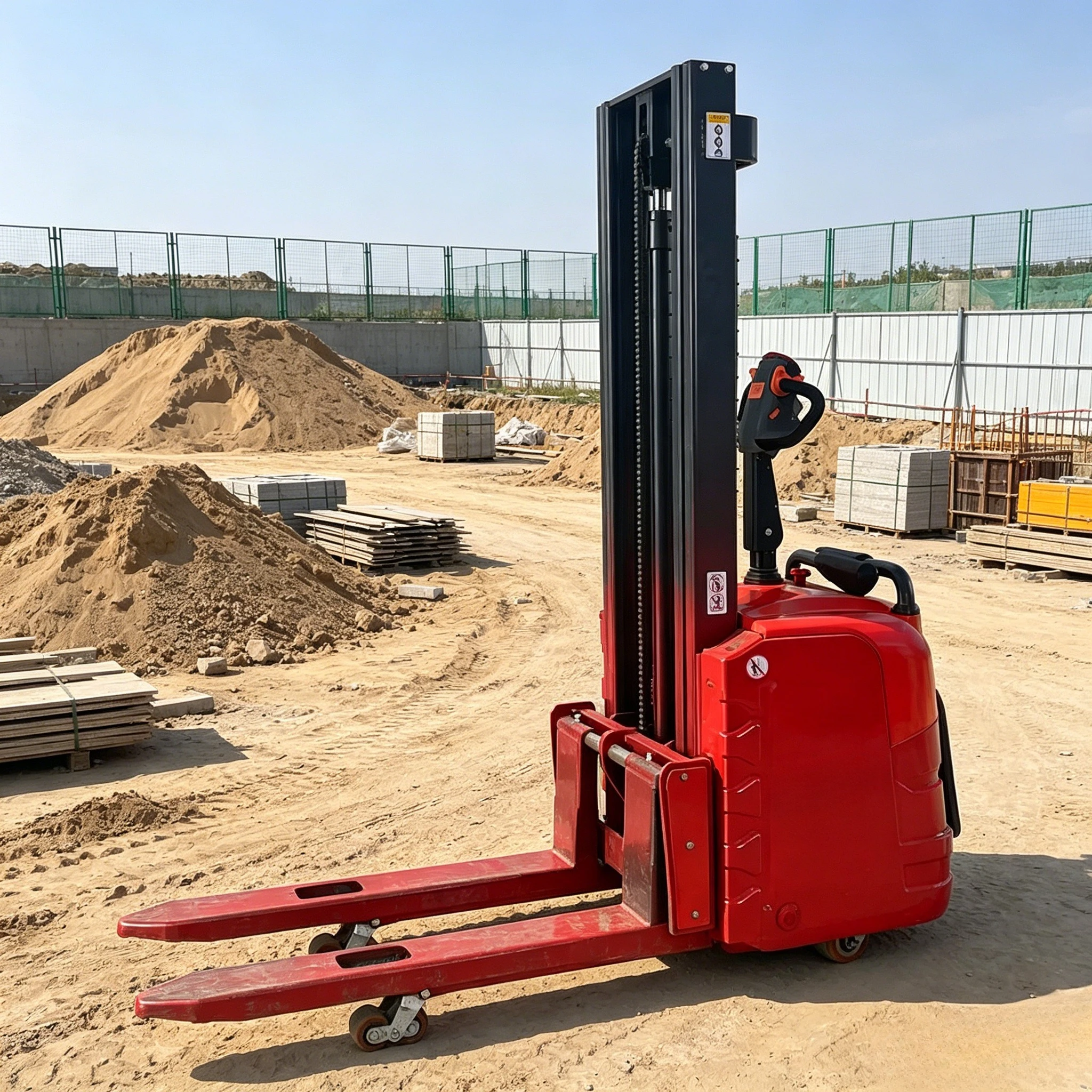 

Free Shipping Electric Pallet Stacker Crane 1.5-ton Walking Electric Stacker Crane Supports Customized Product CE Certification