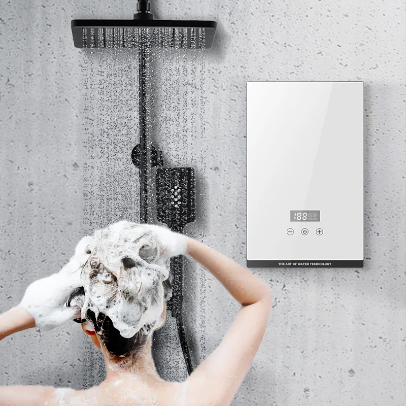 ETL 8KW 240V Instant Electric Tankless Hot Water Heater Geyser for Bathroom Shower