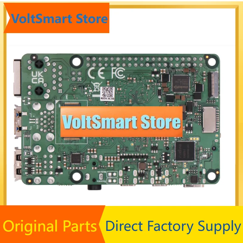 VoltSROCK 5A Radxa Development Board ROCK 5A RK3588S Octa-core Single Board Computer, Raspberry Pi Compatible Replacement