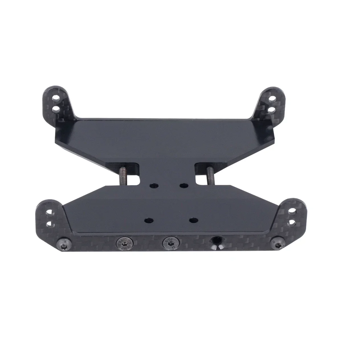 Carbon Fiber Chassis Skid Plate Delrin Transmission Plate for 1/10 RC Crawler Car Axial SCX10 Capra 1.9 UTB F9 Upgrade Parts