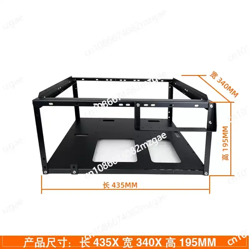 Stackable open chassis X79X99 dual channel motherboard bracket vertical and horizontal computer rack