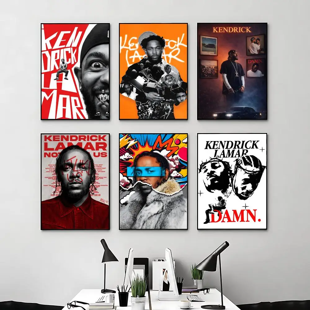 Singer Kendrick Lamar Poster Posters Anime Room Decor Decoration Movie Backpack Wall Interior Music Wall Art