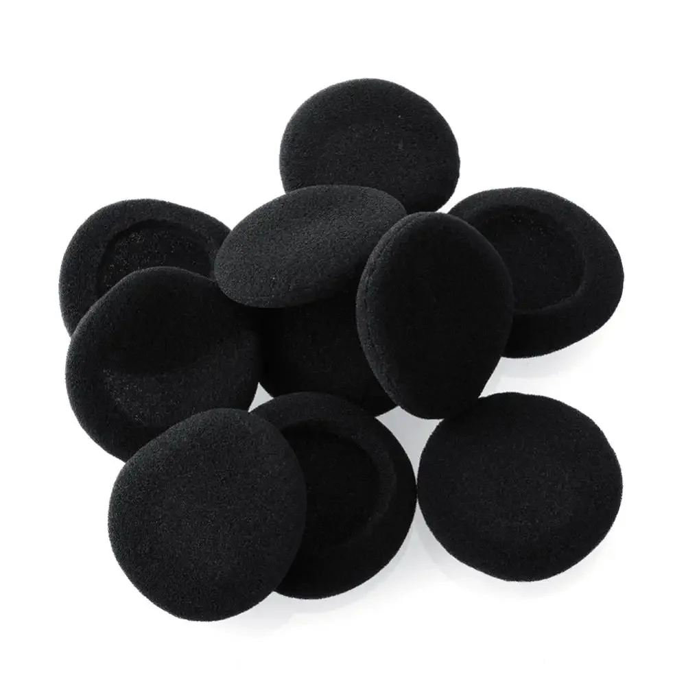 Foam Ear Pad for Headphone Replacement, Esponja Earplugs, Headset Cap, Acessórios, Novo, 35mm, 40mm, 45mm, 50mm, 55mm, 60mm, 65mm