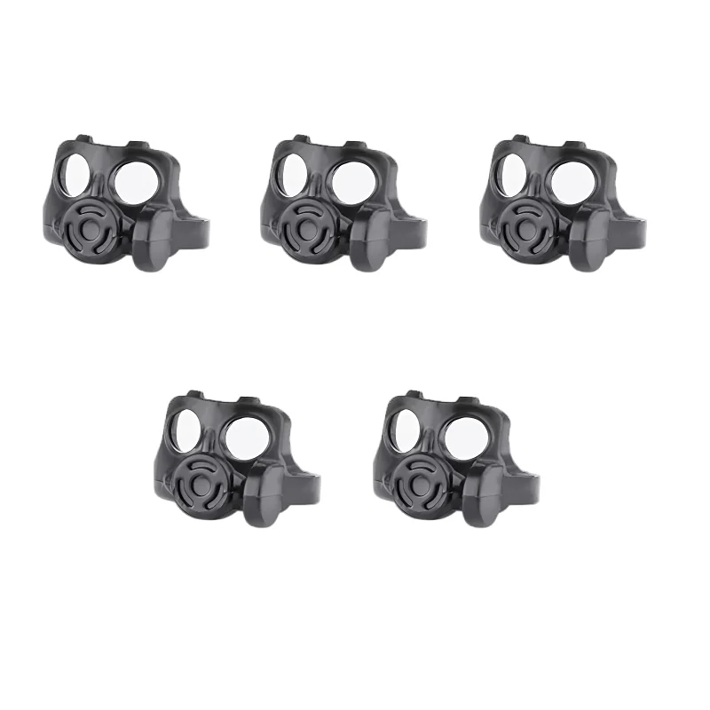 5 sztuk broń wojskowa MOC SWAT siły specjalne maska ​​gazowa Model żołnierza policja miejska akcesoria klocki do budowy figurki Mini zabawki