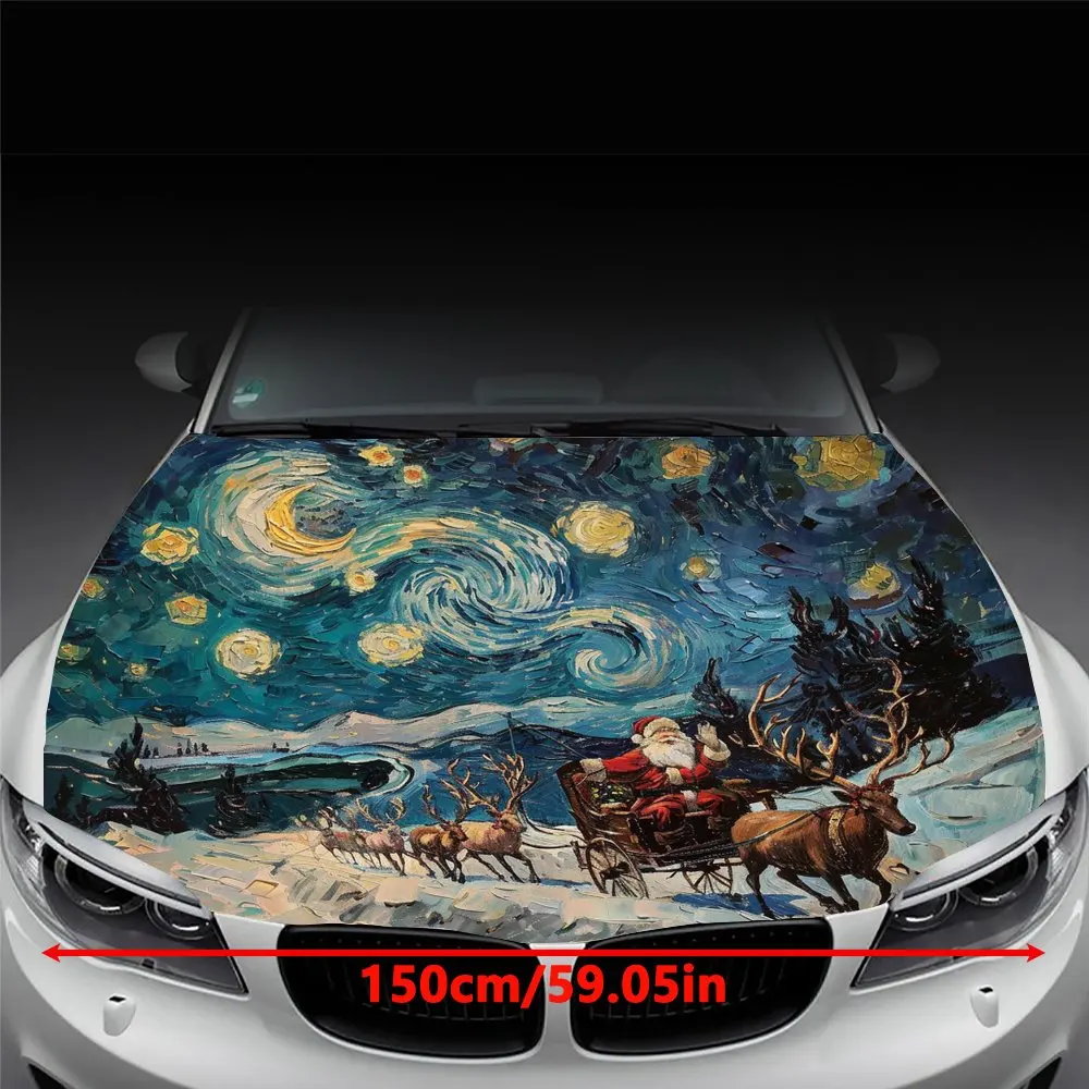 These Santa Claus graphics will give your car a festive flair.