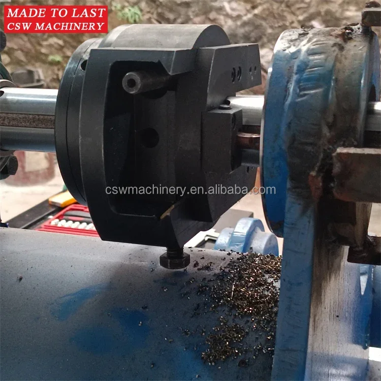 New type facer head use on line boring and welding machine