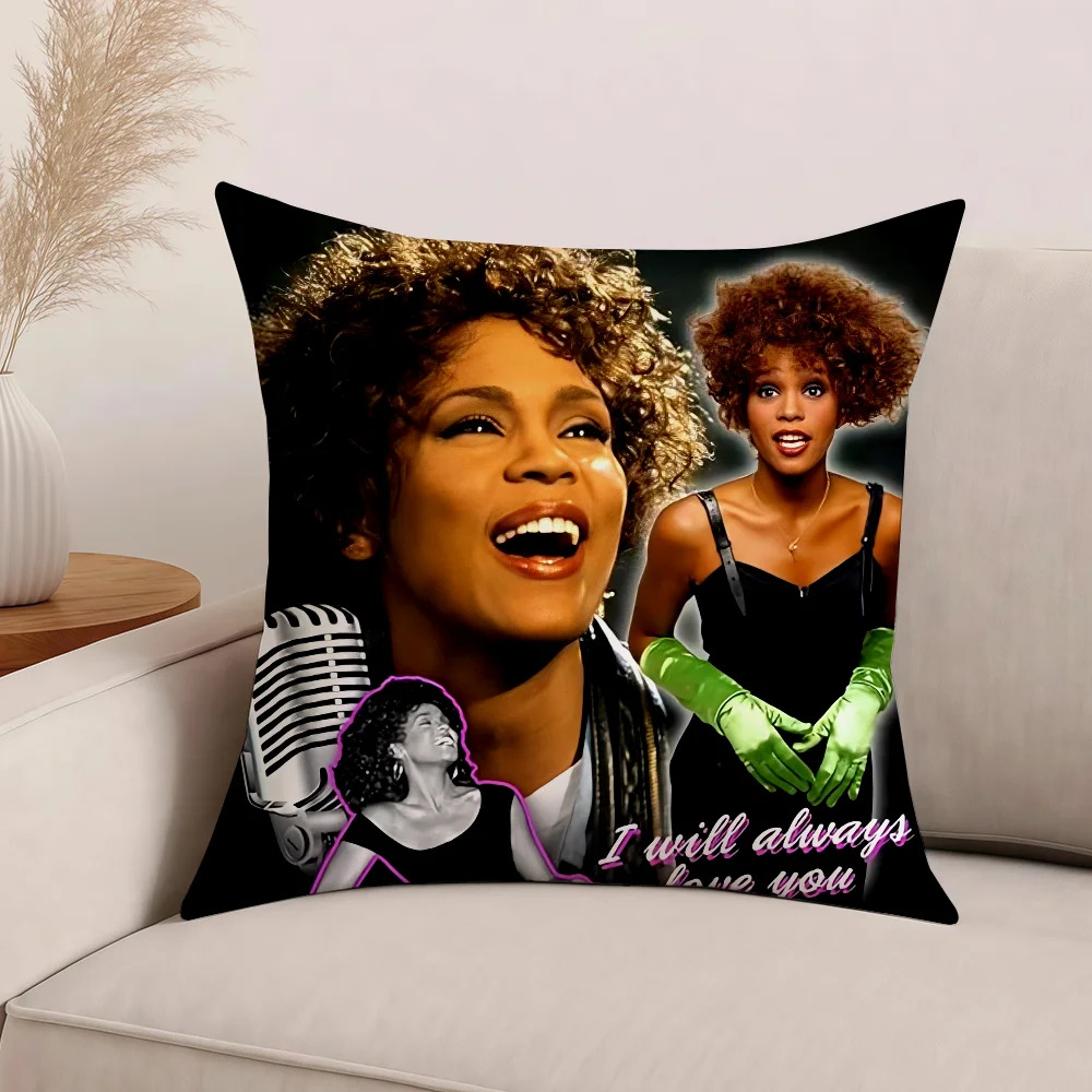 غطاء وسادة سنجر ويتني هيوستن وسائد مكتبية مناسبة لغطاء الوسادة المزخرف لغرفة نوم السيارة #6