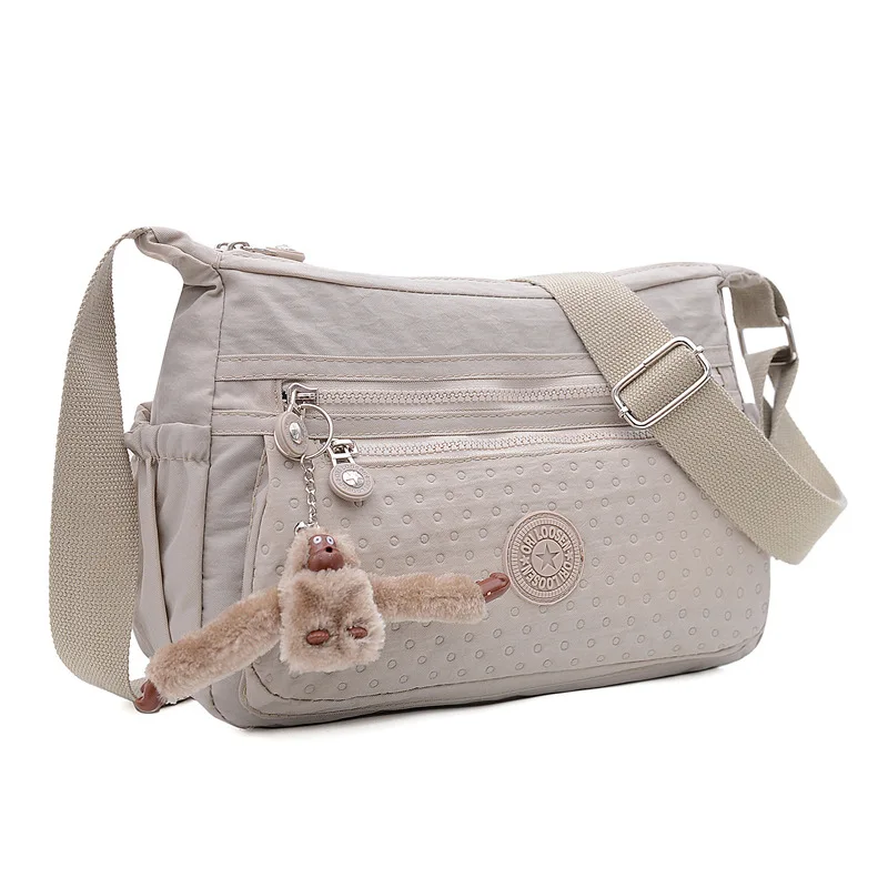 

Trendy 2025 Spring Women's Crossbody Bag - Durable Oxford Fabric Casual Purse Spacious Solid Color Shoulder Bag for Everyday Use