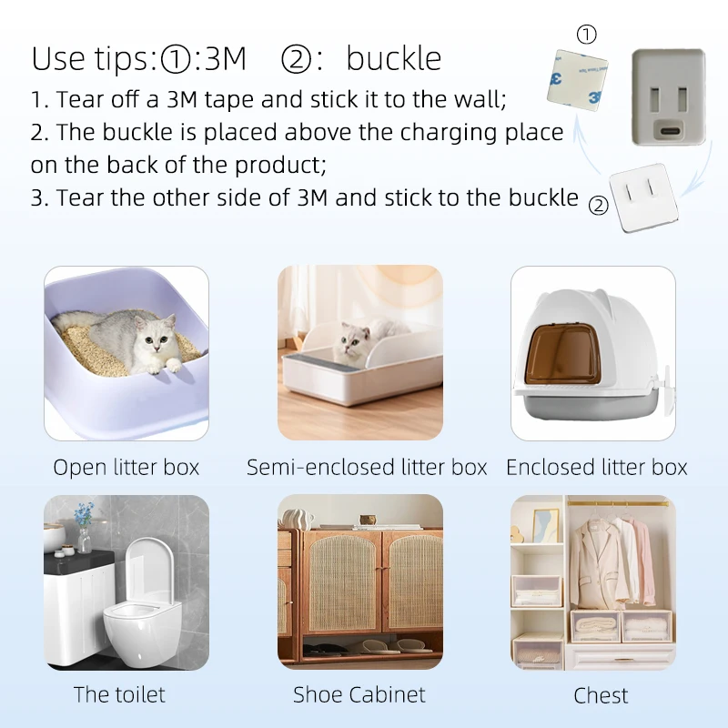 usb Pet Deodorizer Ozone generator cleans pet odors and cat litter deodorizing standby up to 14 days