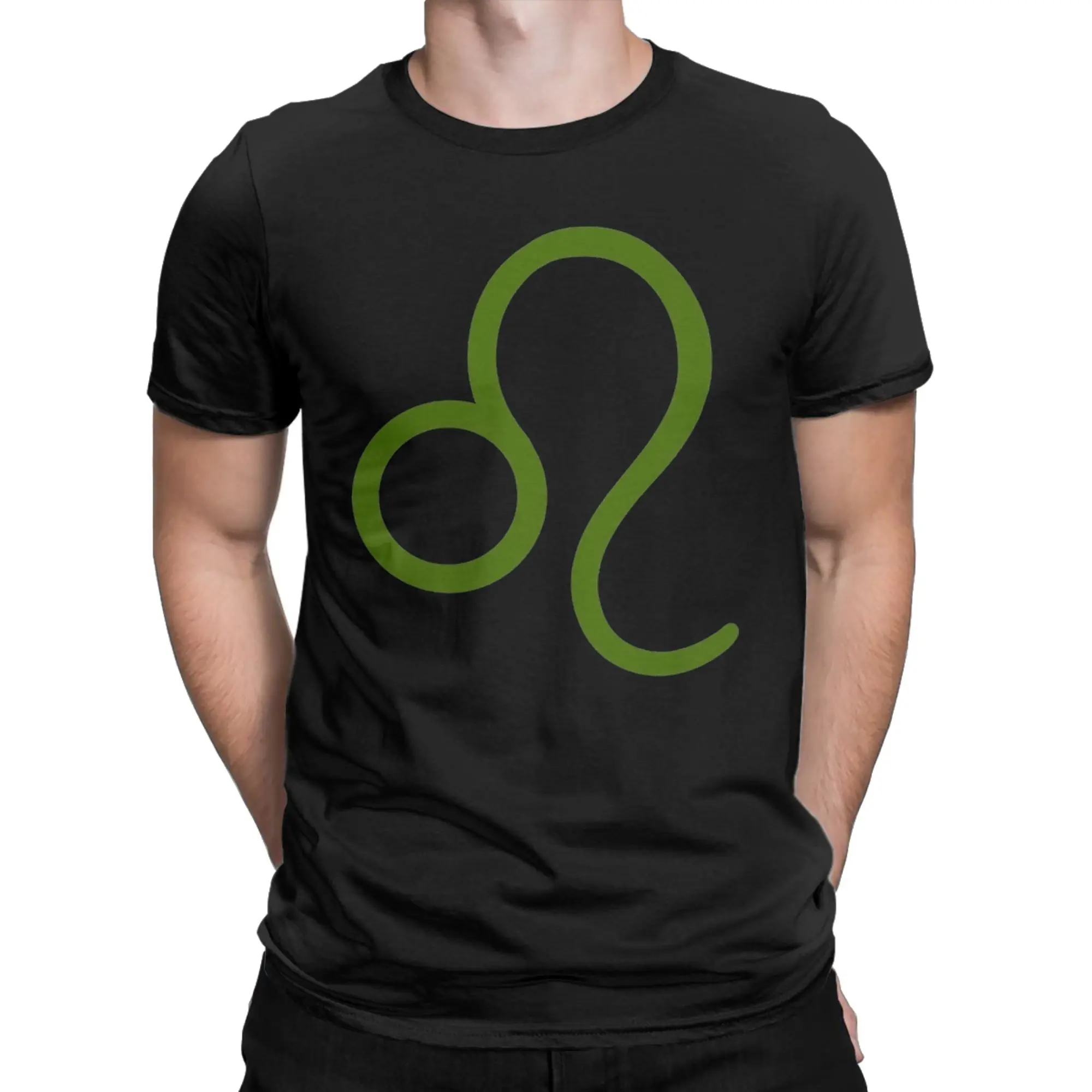 Men Olive Leo Homestucks T Shirts  100% Cotton Clothes Creative Short Sleeve Crew Neck Tees Big Size T-Shirt