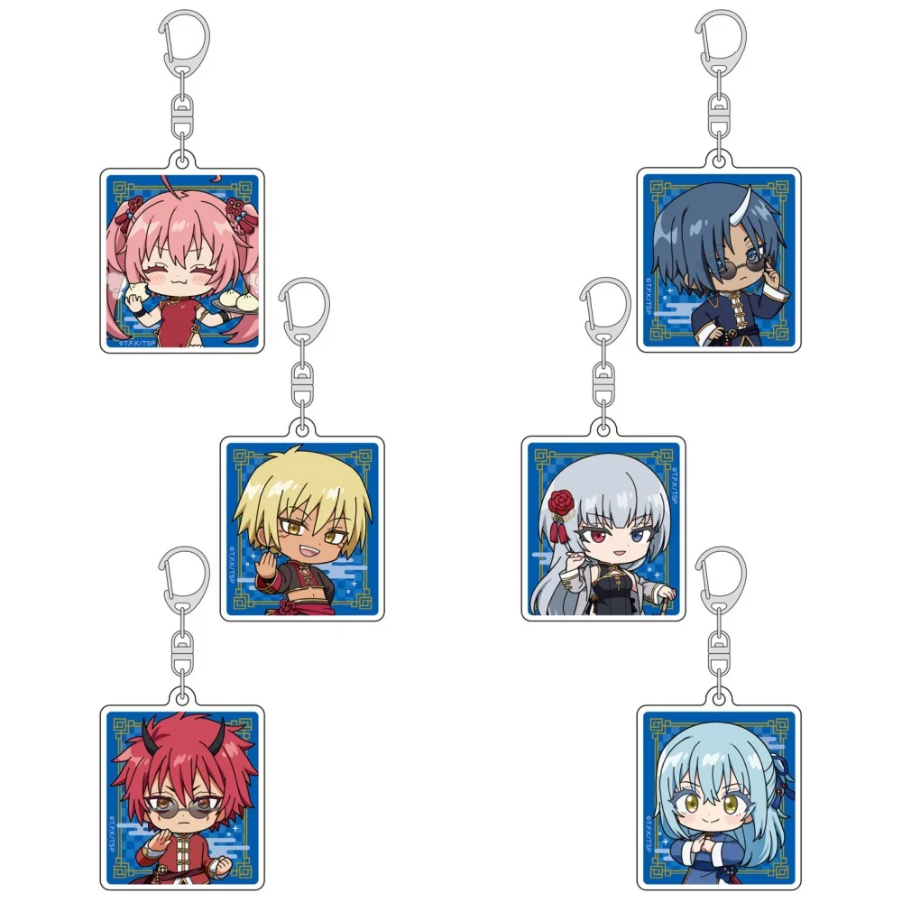 НОВАЯ-игра-в-стиле-аниме-«Это-время-я-перевоплотился-в-слизь»-акриловый-брелок-подвеска-сумка-автомобильный-брелок-декор-коллекция-фанатов-подарок-6-см