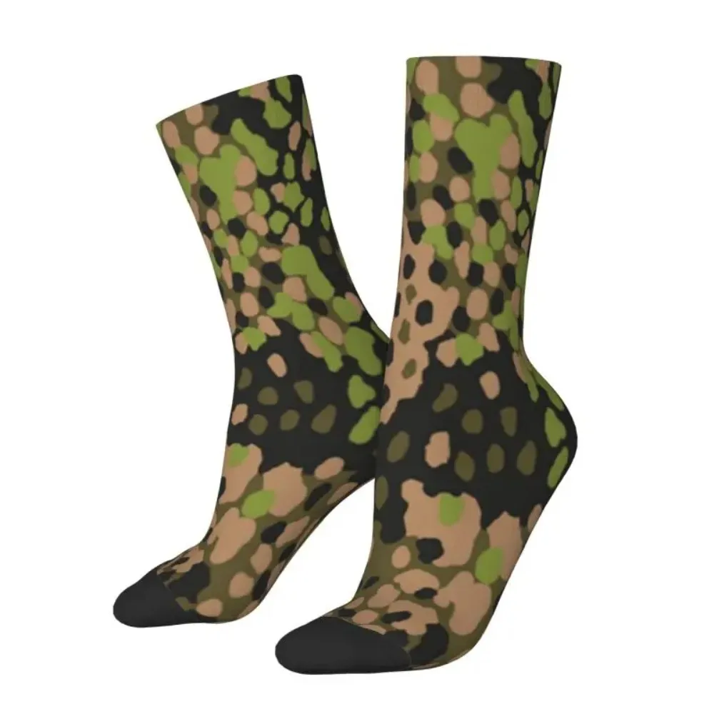 

WW2 Camo Men's Crew Socks Unisex Kawaii 3D Printed Germany Arm Military Camouflage Dress Socks