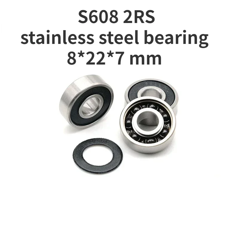 Drip wheel bearing S608 2RS stainless steel bearing 8*22*7 deep groove ball corrosion resistance