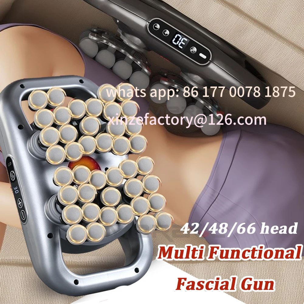 Customizable High-Frequency Vibration Fascia  Electric Body Massage Multi Functional Fascial Massage Neck Back