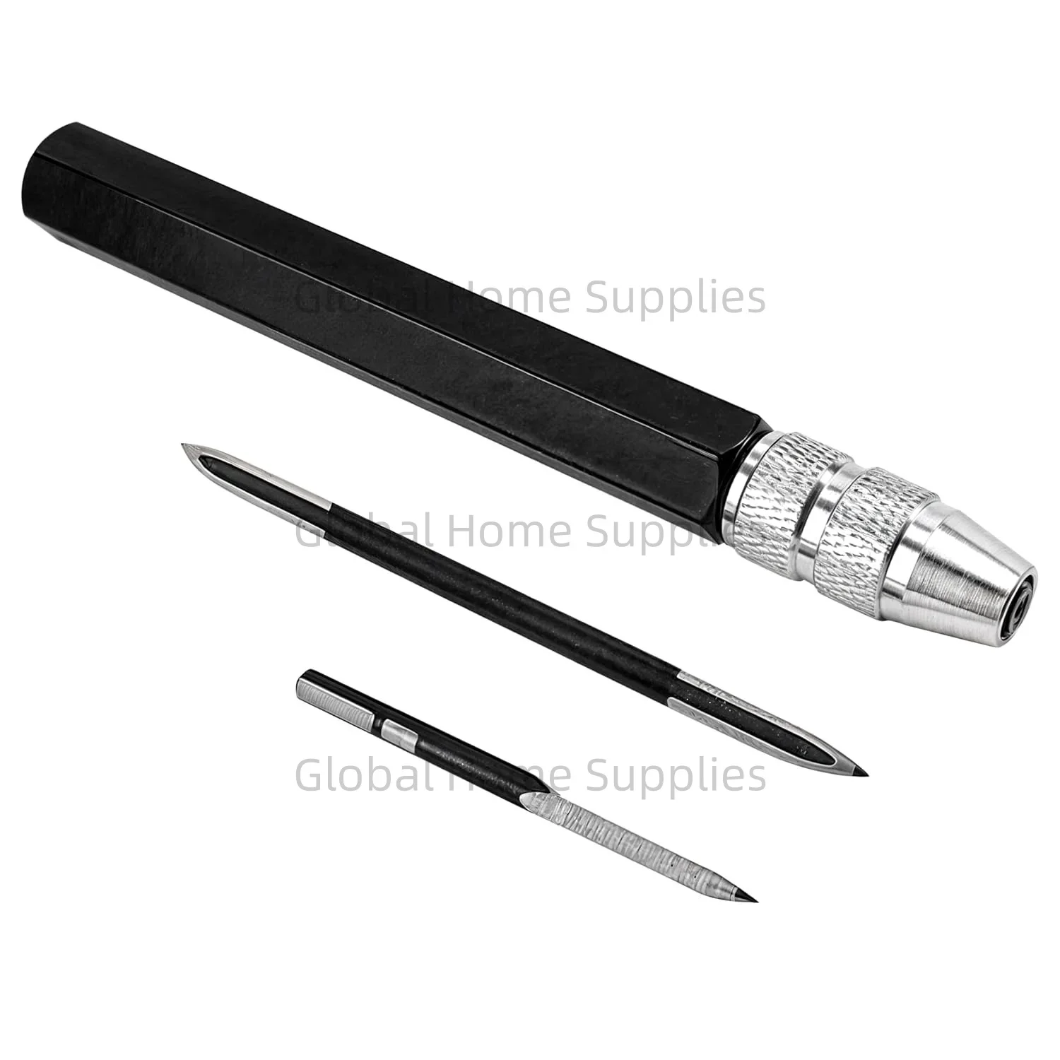 3PCS Scraper Deburring Tool Adjustable Trimming Blade Triangular Trimmer Pencil Steel Cutter Reamer Fabrication Reaming Removal