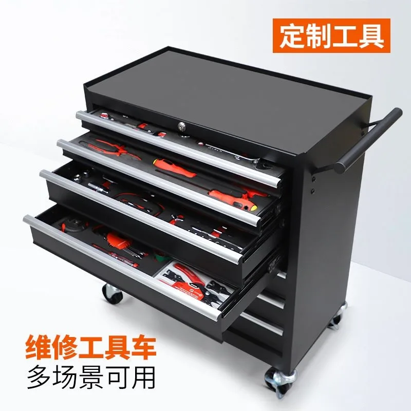 Tool Cart Drawer Movable Tool Box Multifunctional Auto Repair Special Cabinet Workshop Cart
