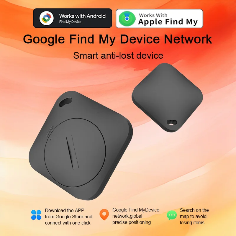 

4/1PCS Mini Smart Tag Key Child Pet Car GPS Tracker Smart Bluetooth Tracker Work with Apple Find My/Google Find My Device APP