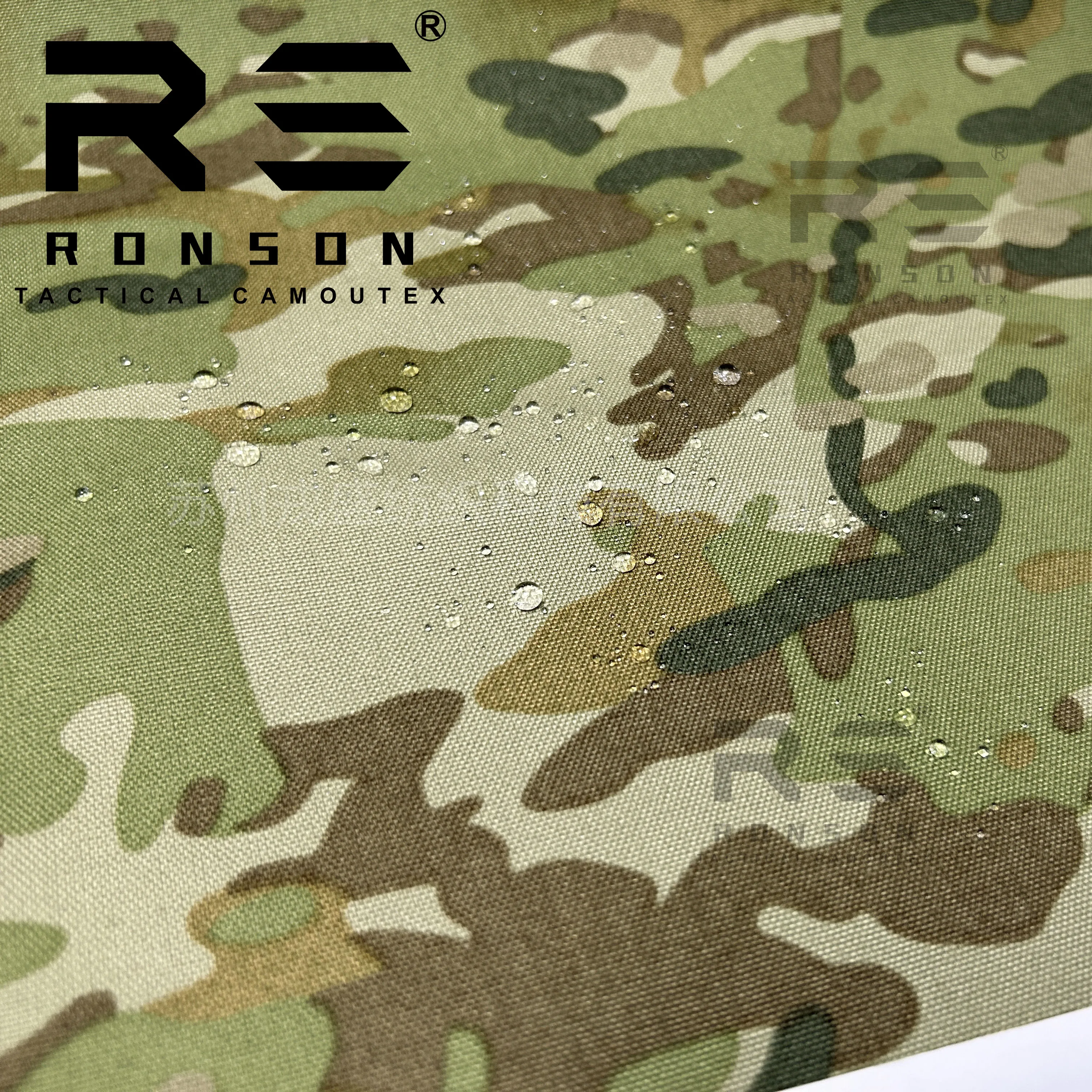 500D Nylon Cordura AMCU Camo Water-Resistant PU Coated for Tactical Gear Backpack Military Rucksack Camping