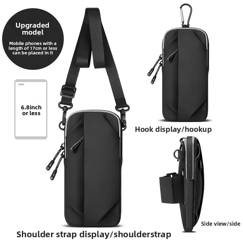Outdoor Sports Arm Bag for Men Women, Multifunctional Phone Holder Pouch for Cycling Running Fitness Casual Use