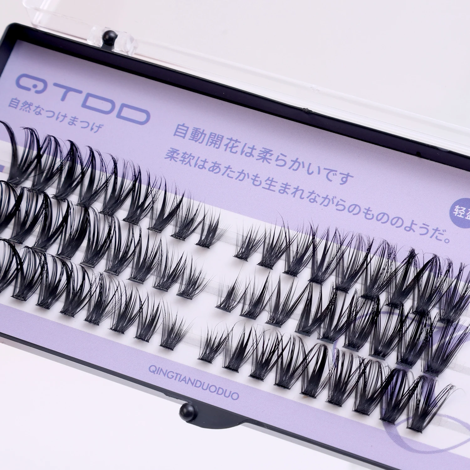 높고 낮은 두꺼운 혼합 가짜 속눈썹 자연 만화 5D 속눈썹 확장 수제 부드러운 재사용 가능한 가짜 속눈썹 눈 메이크업 도구