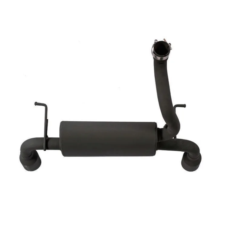 

Damei High Quality Steel Tailpipe Back Paint Exhaust Tip Muffler With Tail Throat Exhaust Pipe Set For Wrangler JK JL 2007-