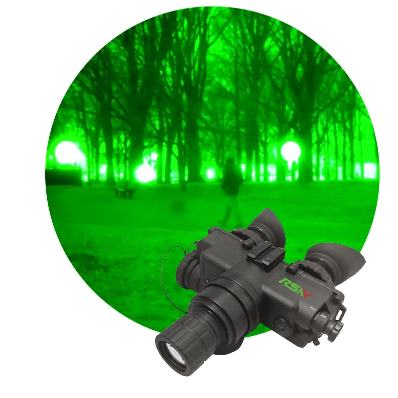 RSNV haute performance IP67 FOV40 °   Figure Of Merit 1600+ Lunettes de vision nocturne au phosphore vert PVS 7